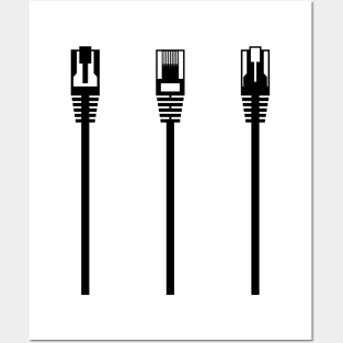 Network Ethernet Internet Cables Posters and Art